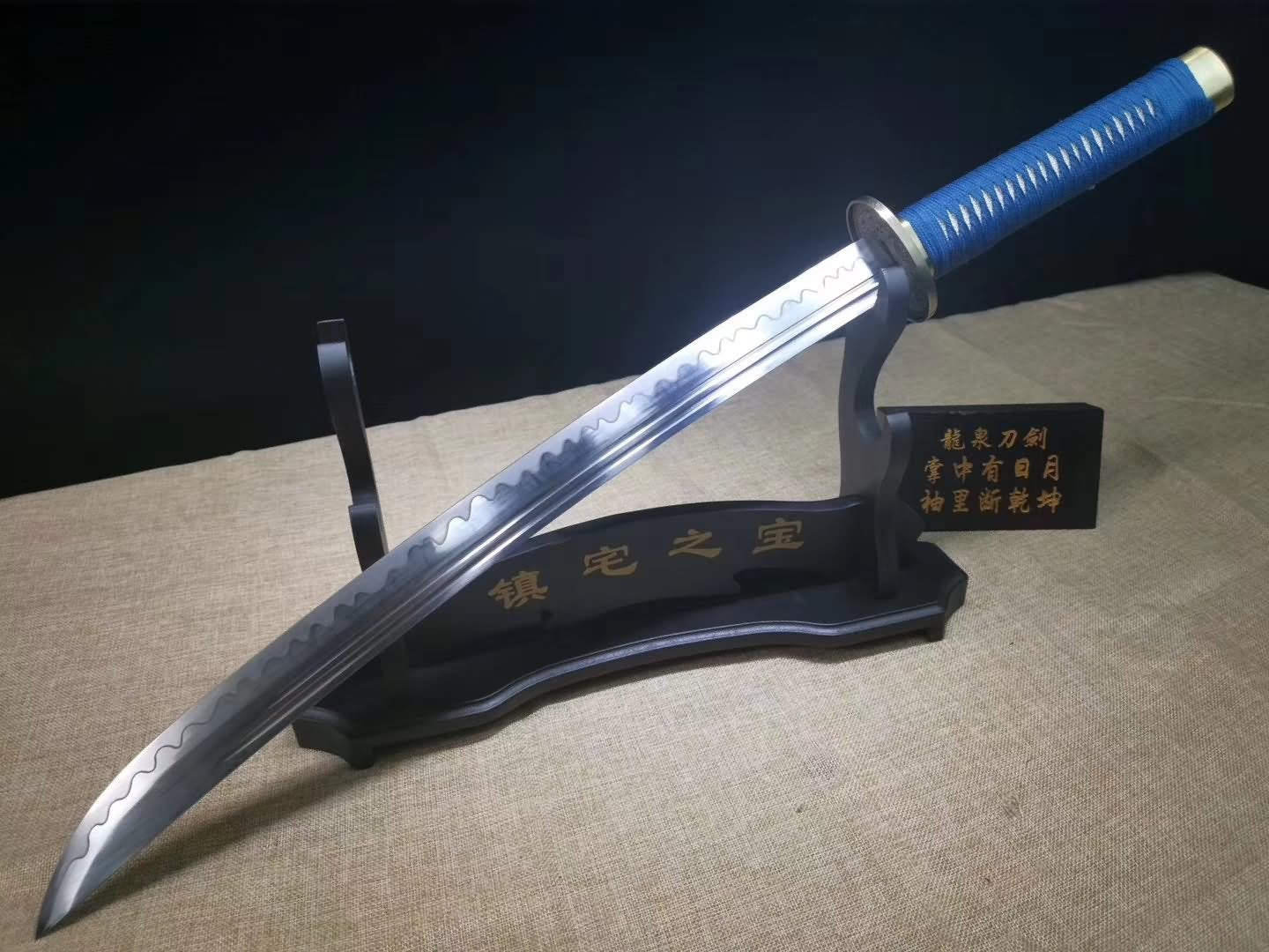 Qing dao sword,High carbon steel blade,Red scabbard,Alloy fittings - Chinese sword shop