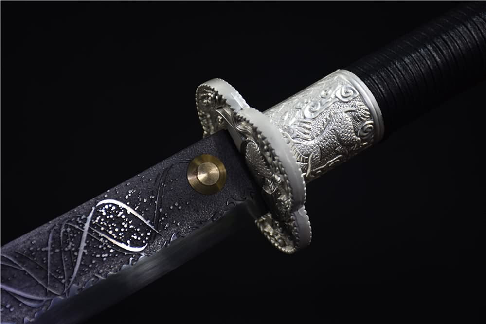 Flying Tiger saber,High carbon steel blade,Brass scabbard - Chinese sword shop