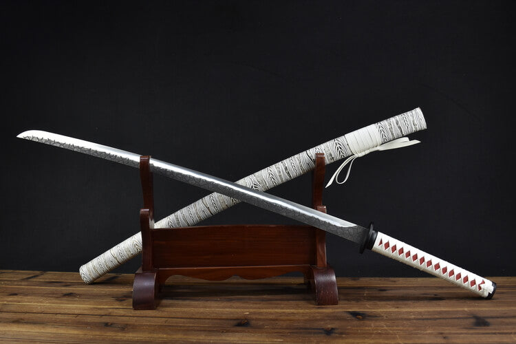 LOONGSWORD,Samrui swords Real,Full Tang,Hand Forged 5Cr15MOV Stainless Steel Blades