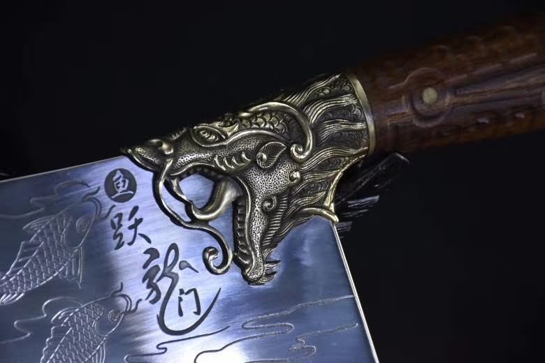 Cleaver Knife Carbon Steel Traditional Chinese Kitchen Knives Vegetables Tools - Chinese sword shop