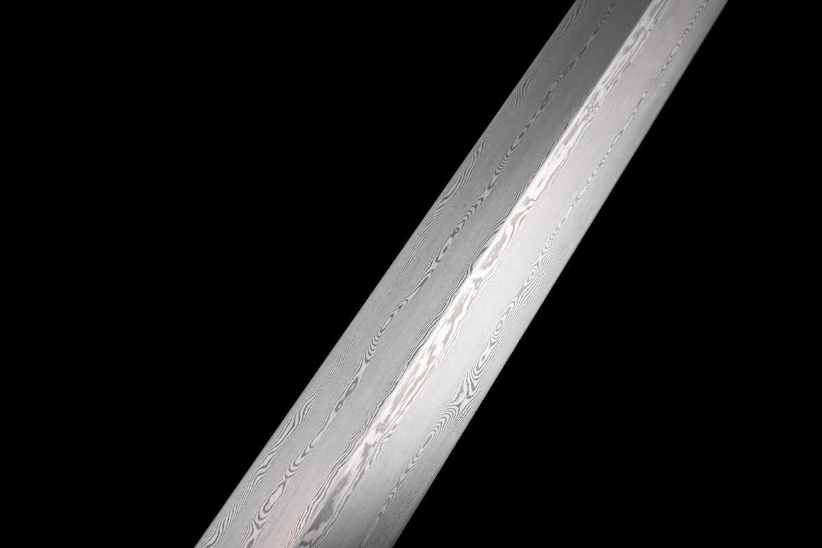 Peony jian Swords Real(Forged Damascus Steel,Redwood Scabbard,Alloy Fittings) Chinese Sword