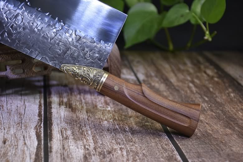 Chinese Kitchen Knives Vegetables Tools Rosewood handle