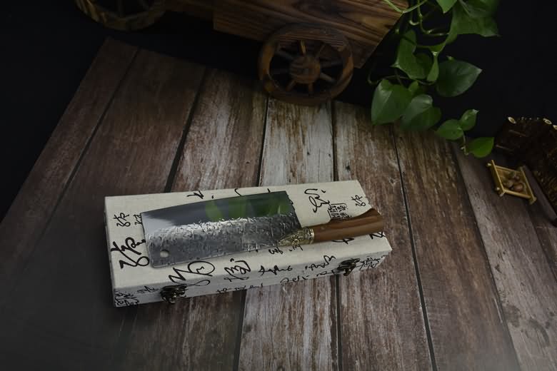 Chinese Kitchen Knives Vegetables Tools Rosewood handle