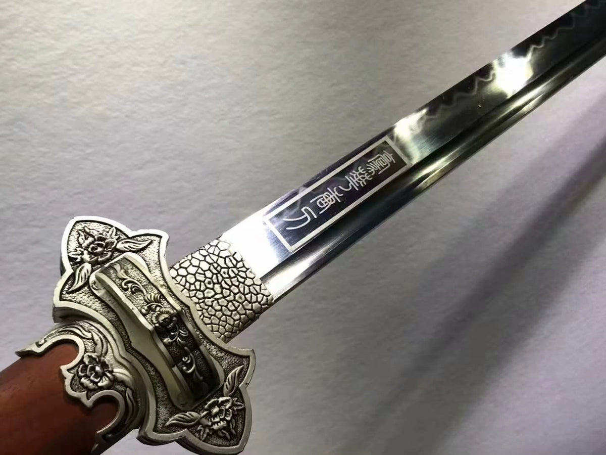 Tang dao sword,High carbon steel turn blade,Redwood,Alloy - Chinese sword shop