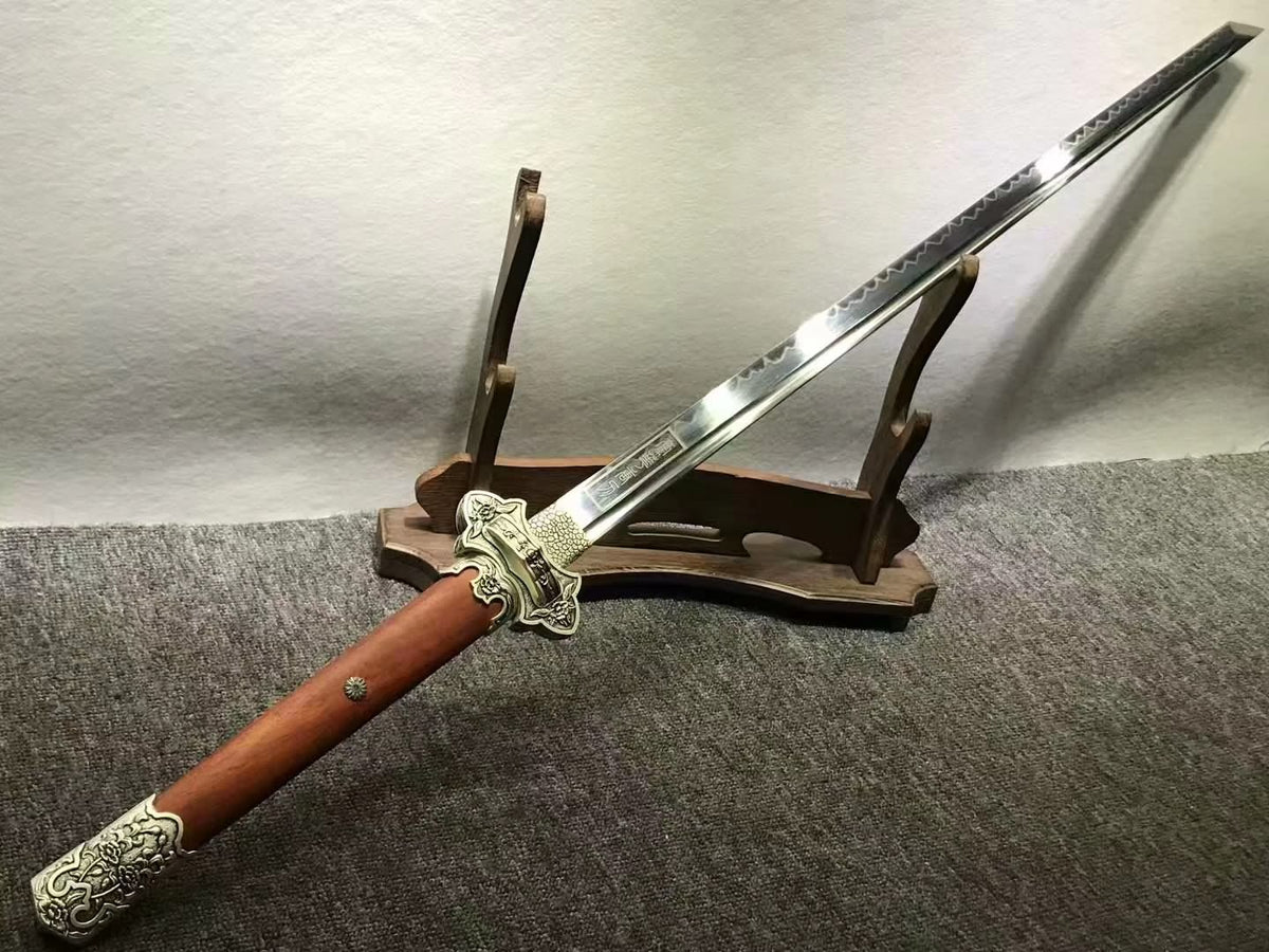 Tang dao sword,High carbon steel turn blade,Redwood,Alloy - Chinese sword shop