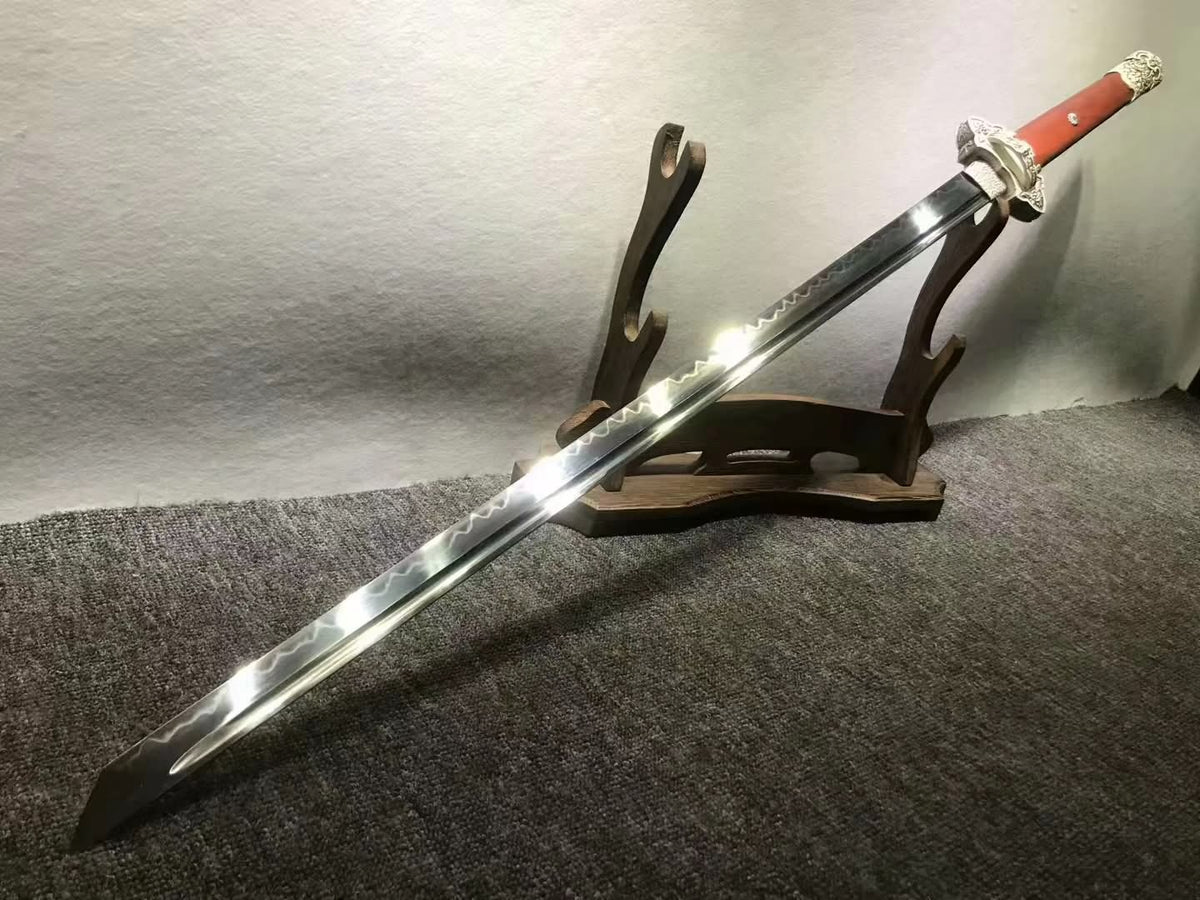Tang dao sword,High carbon steel turn blade,Redwood,Alloy - Chinese sword shop