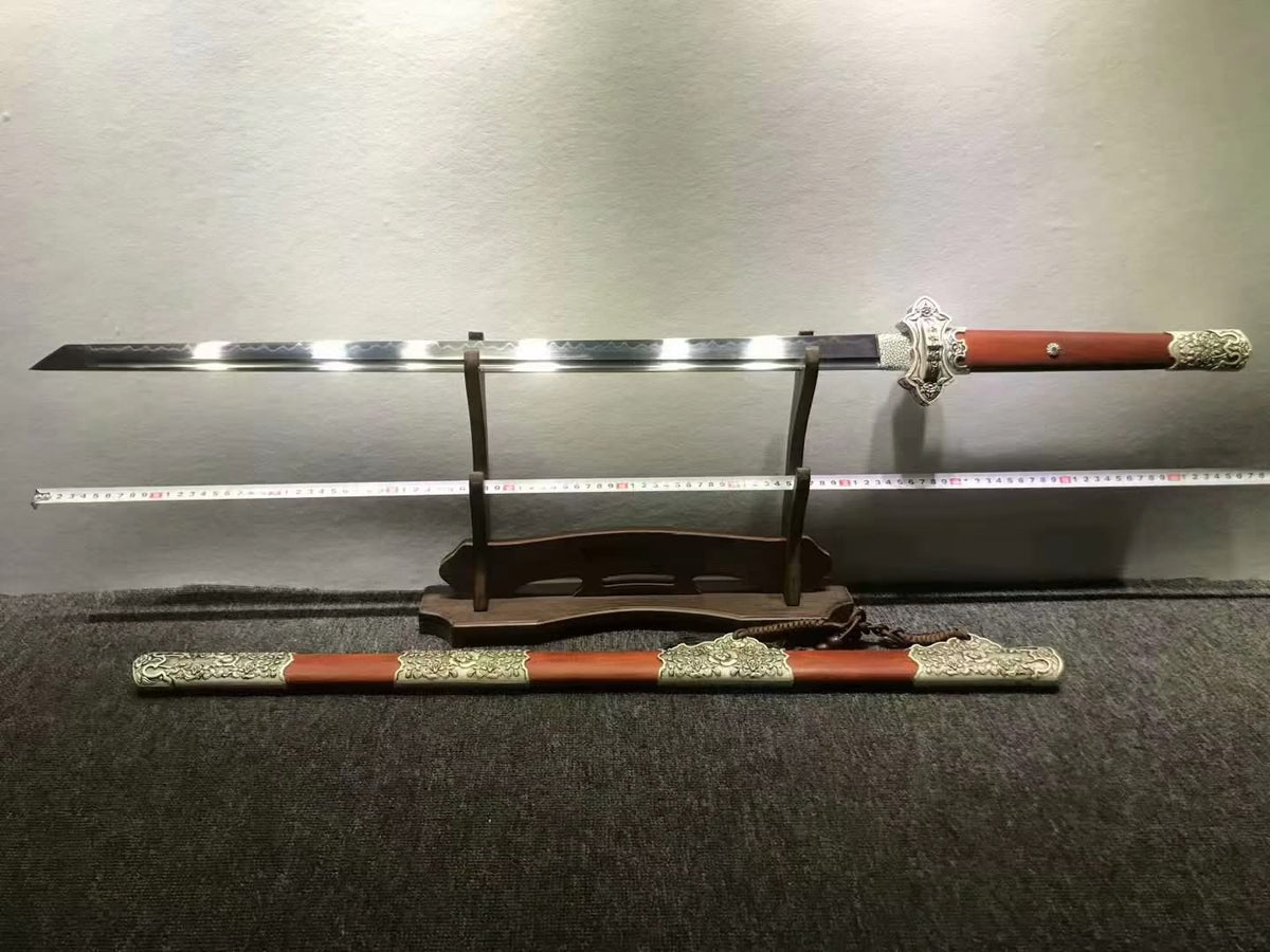 Tang dao sword,High carbon steel turn blade,Redwood,Alloy - Chinese sword shop