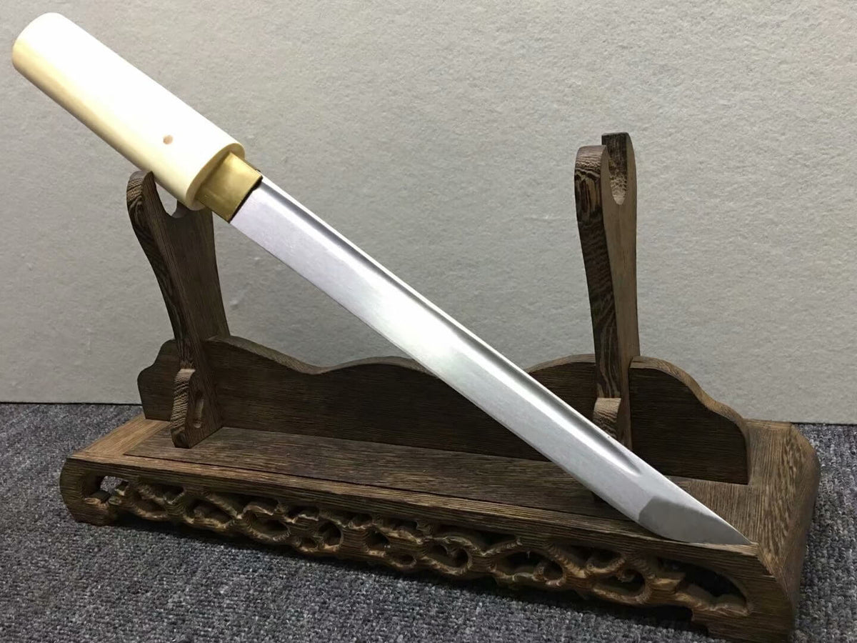 Katana,Tanto,Medium carbon steel blade,Hardwood,Full tang - Chinese sword shop