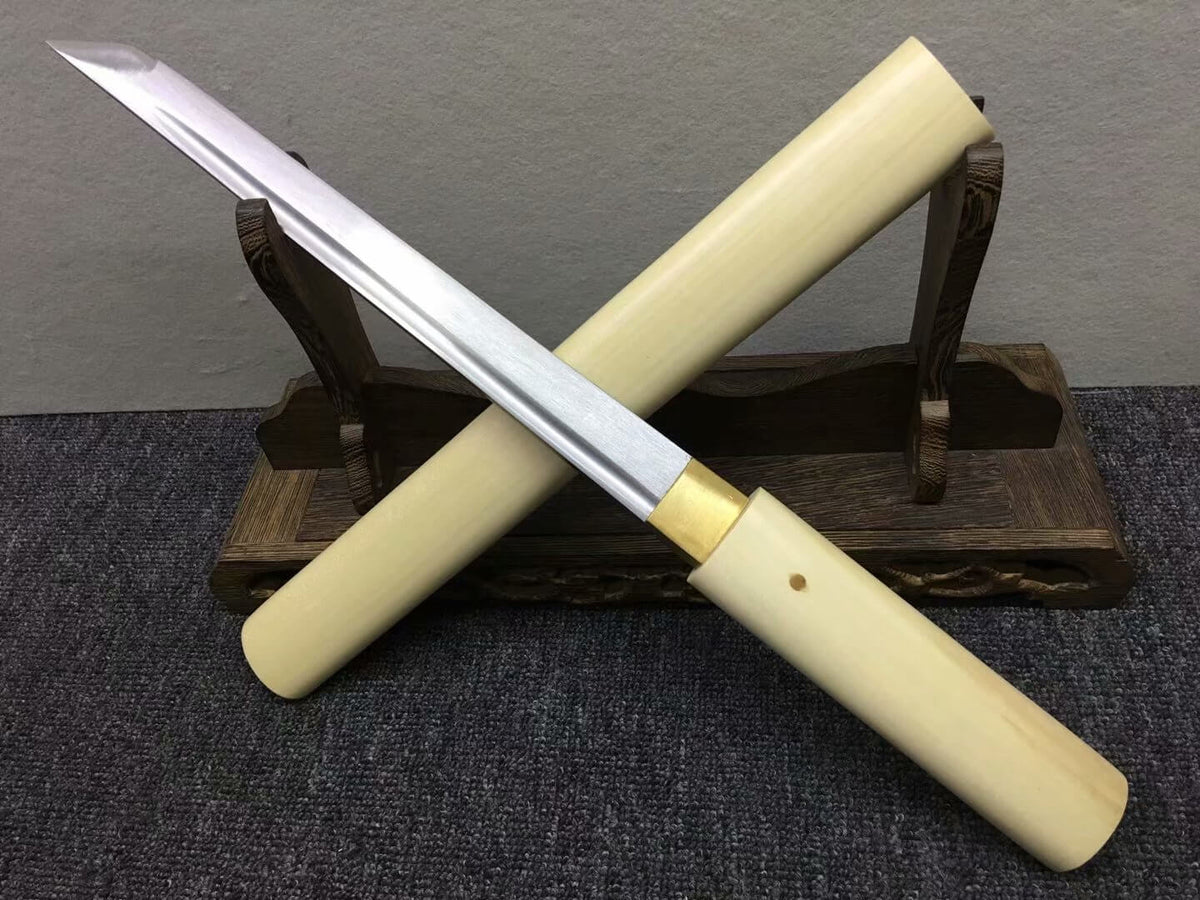 Katana,Tanto,Medium carbon steel blade,Hardwood,Full tang - Chinese sword shop
