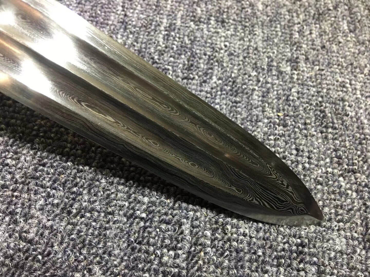 Fengyun sword,Damascus steel blade,Rosewood scabbard,Alloy fitting - Chinese sword shop