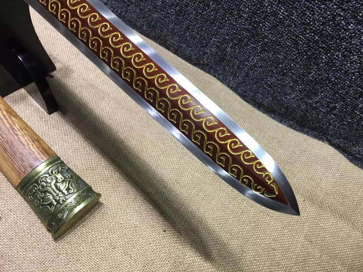 Fengyun jian,High manganese steel blade,Rosewood scabbard,Alloy fitting - Chinese sword shop