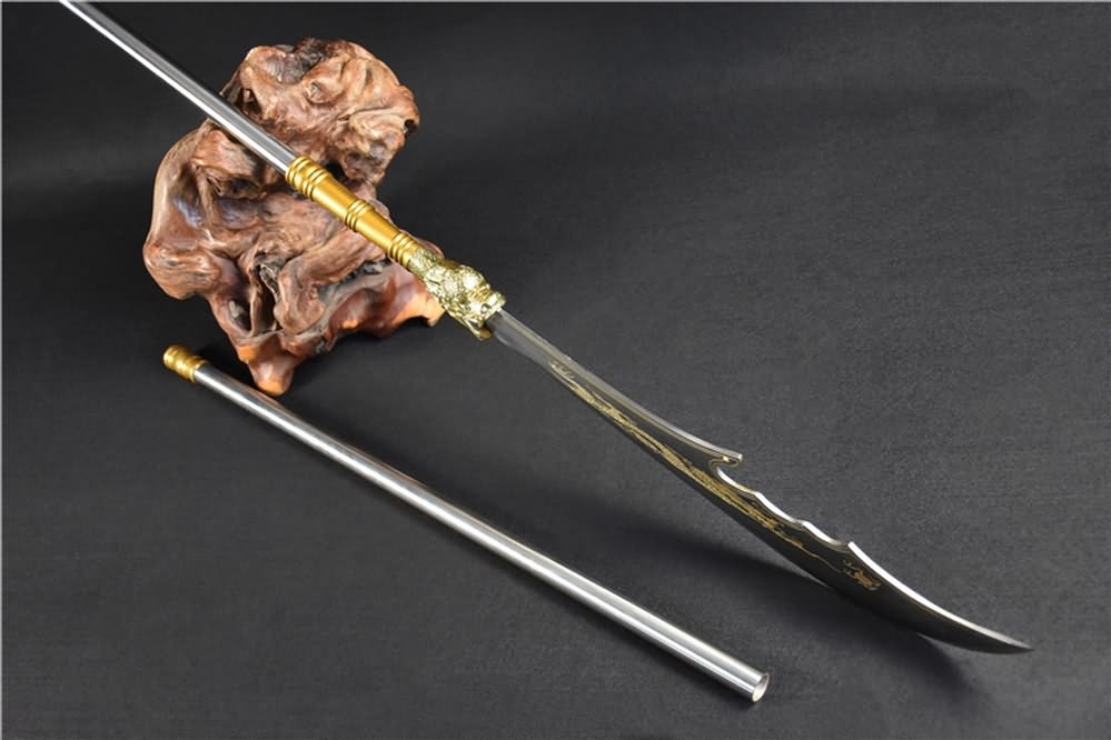 Guan Sword,Kwan Dao,Forged High Carbon Steel Blade Sword Real Battle Ready