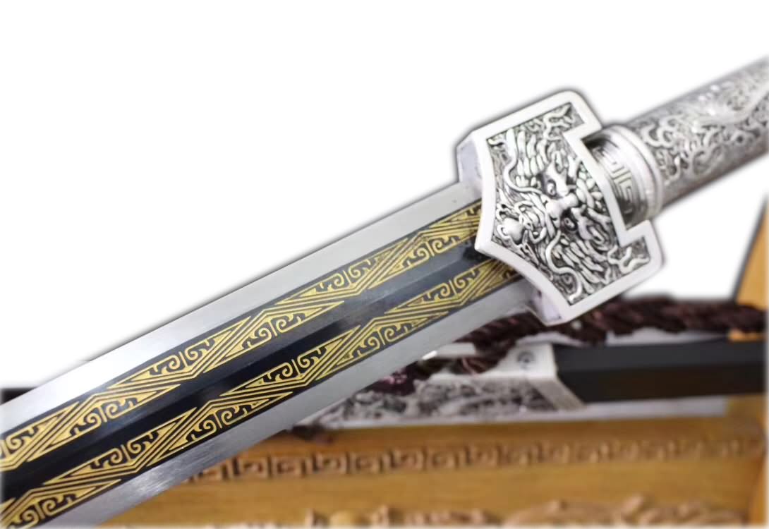 Han jian,High carbon steel etch blade,Alloy scabbard,Chinese sword - Chinese sword shop