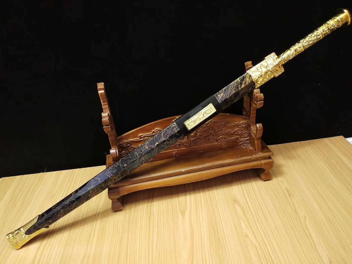 Han jian sword,Medium carbon steel etch blade,Alloy fittings-Kung fu - Chinese sword shop