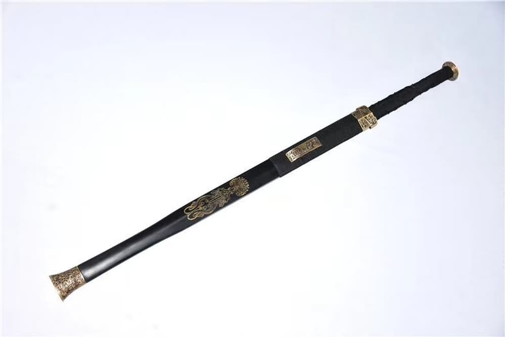 Han jian sword,Damascus steel blade,Brass fittings - Chinese sword shop