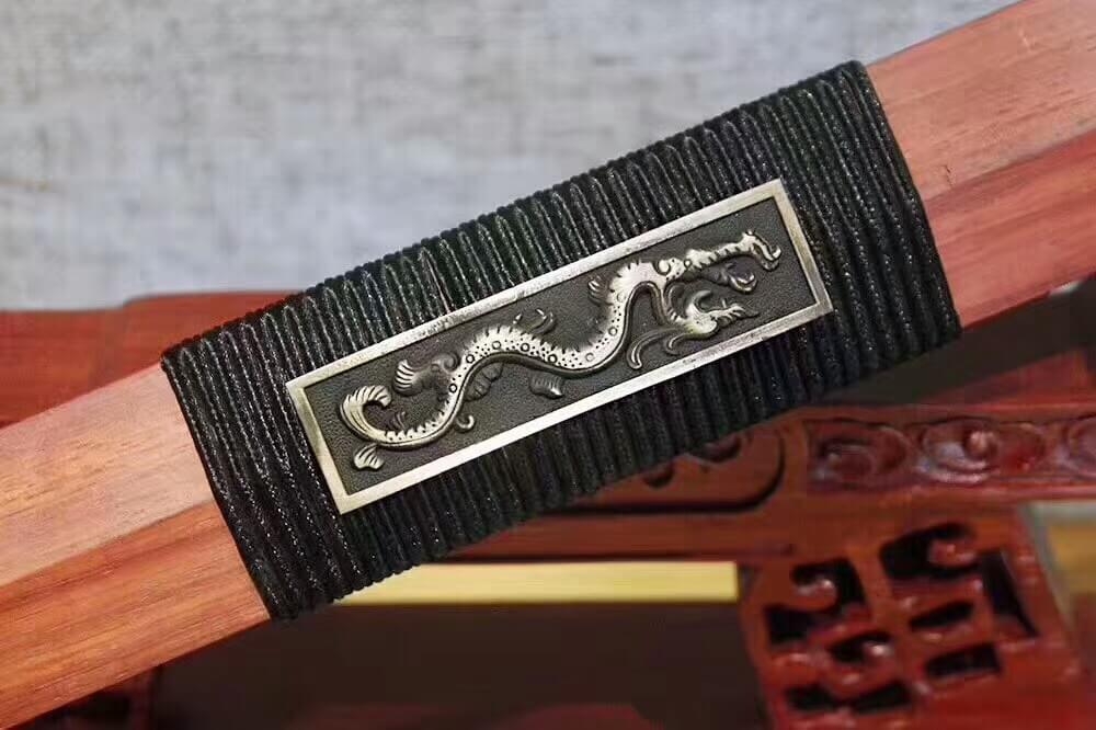 Han jian(High carbon steel blade,Redwood scabbard,Alloy)Length 42" - Chinese sword shop