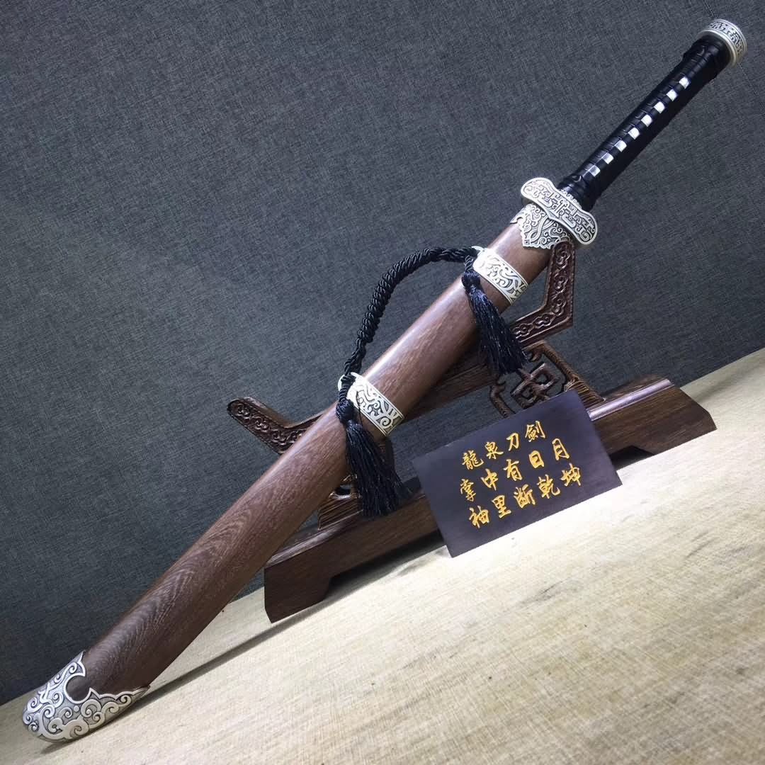 Black gold knife,High carbon steel blade,Rosewood,Chinese sword - Chinese sword shop