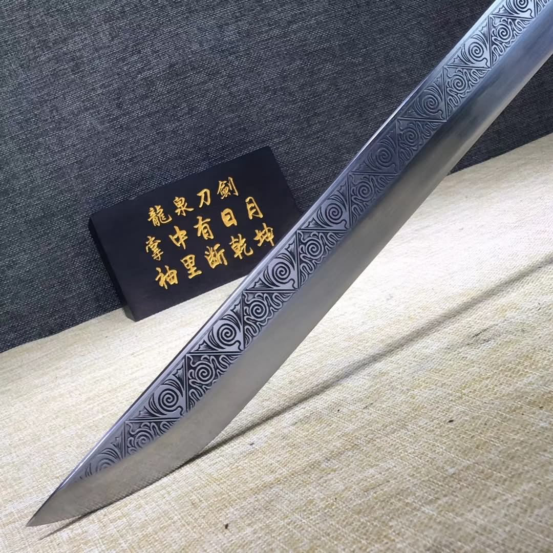 Black gold knife,High carbon steel blade,Rosewood,Chinese sword - Chinese sword shop