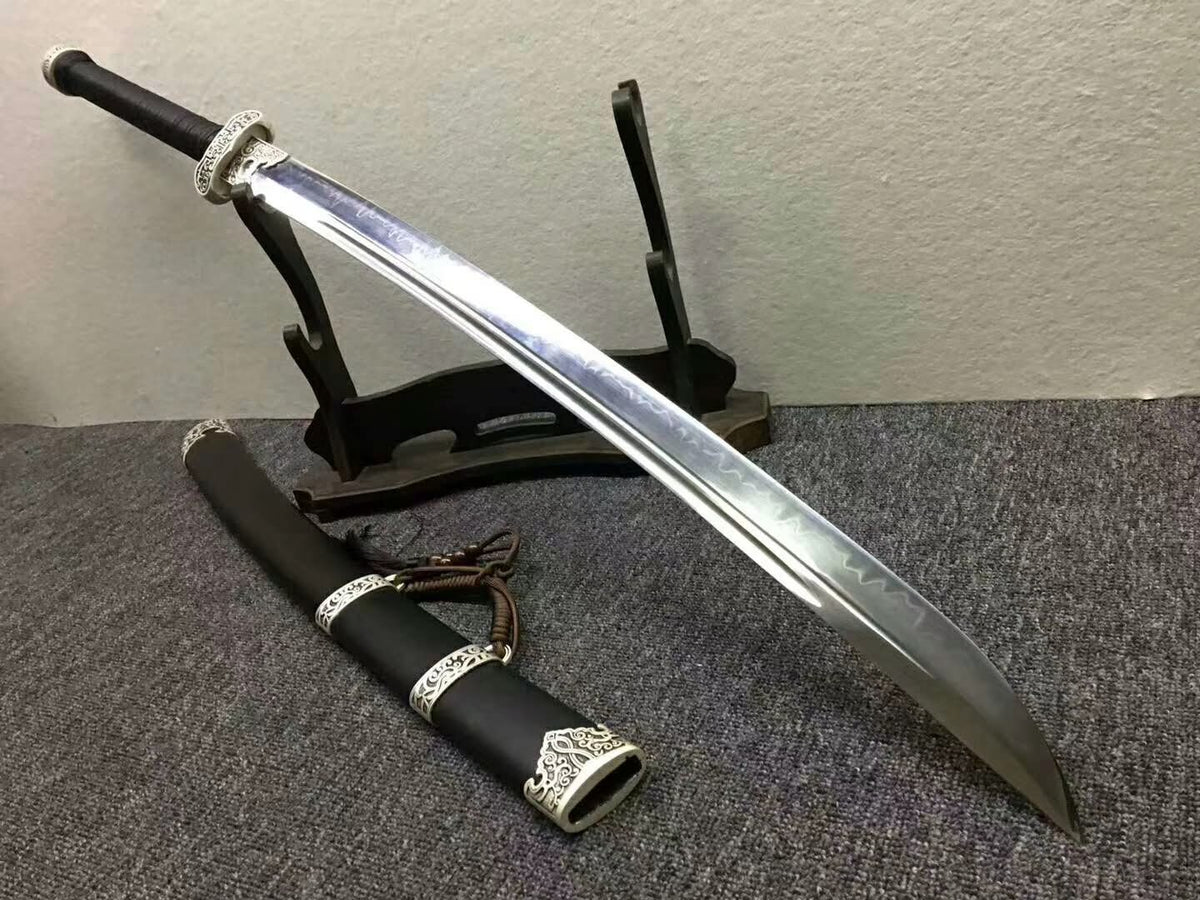 Broadsword,Handmade High carbon steel burn blade,Kirsite fittings - Chinese sword shop