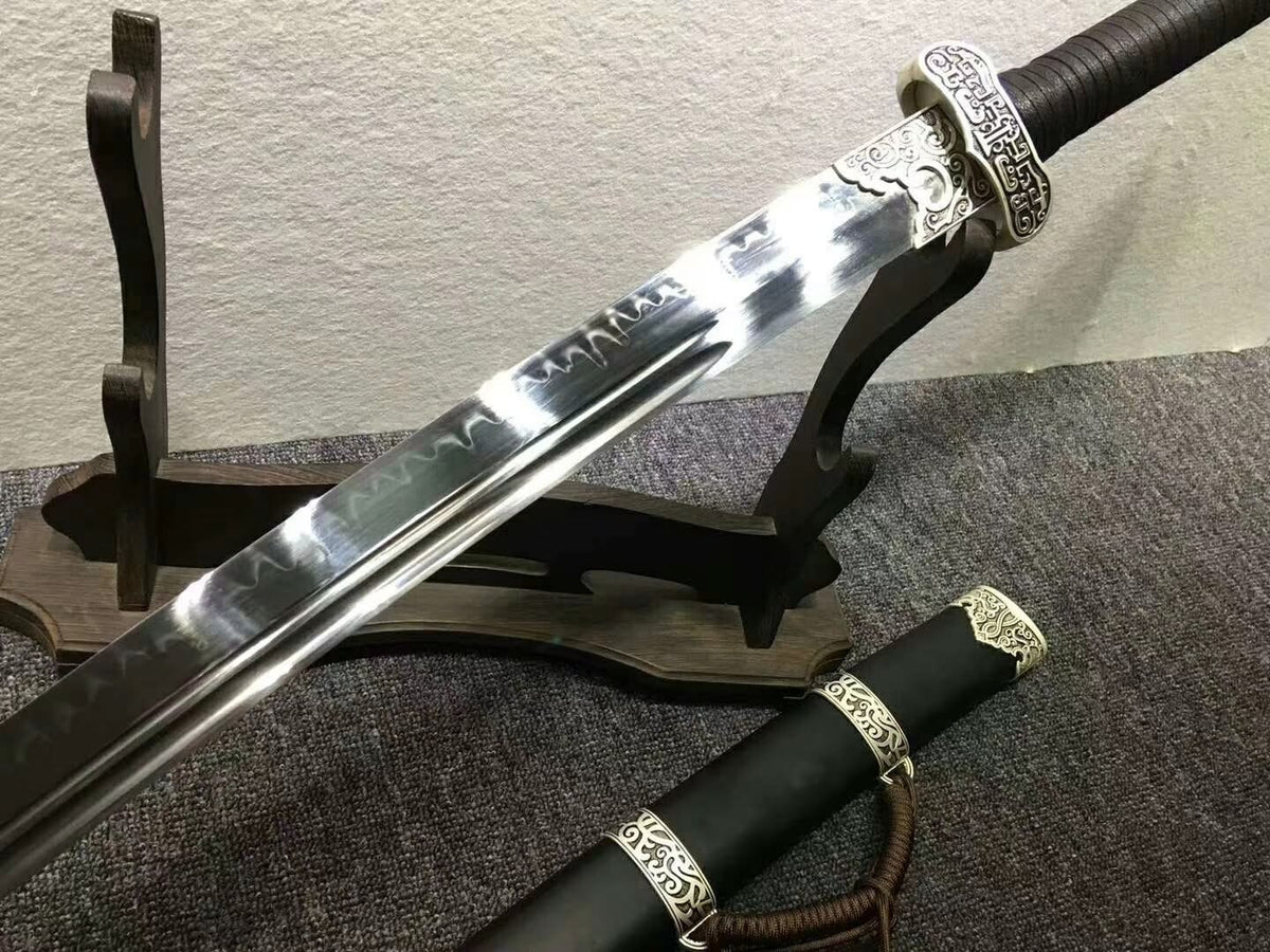 Broadsword,Handmade High carbon steel burn blade,Kirsite fittings - Chinese sword shop