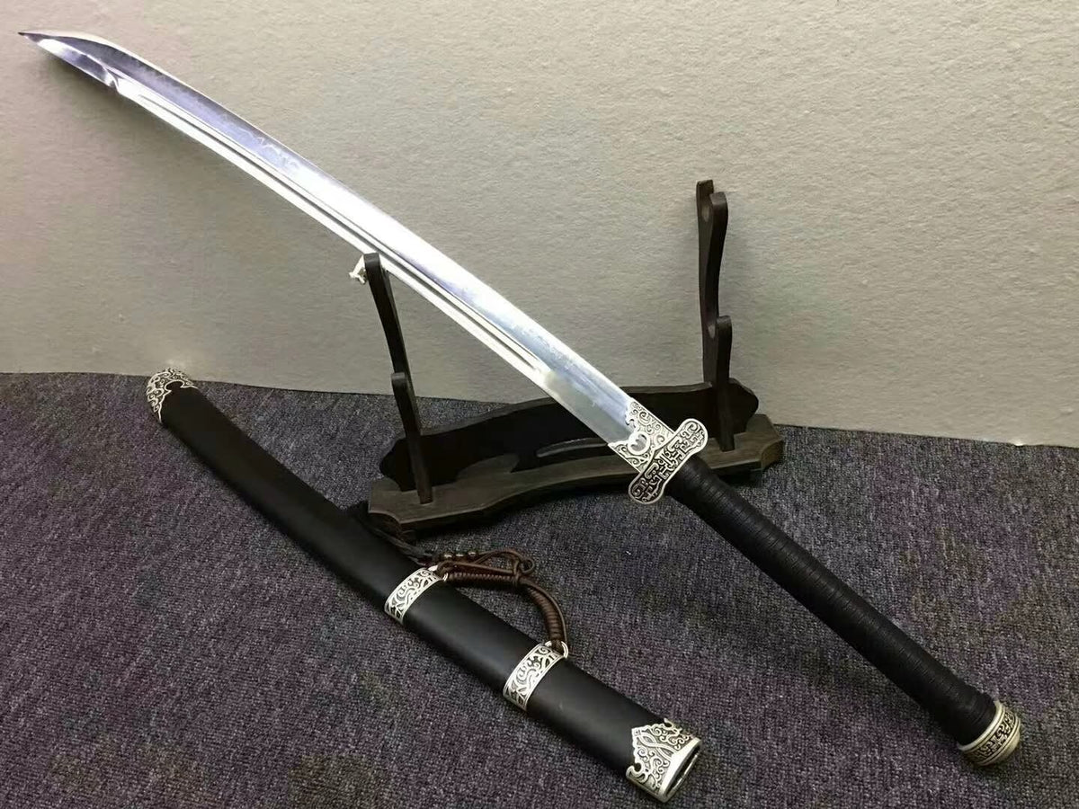 Broadsword,Handmade High carbon steel burn blade,Kirsite fittings - Chinese sword shop