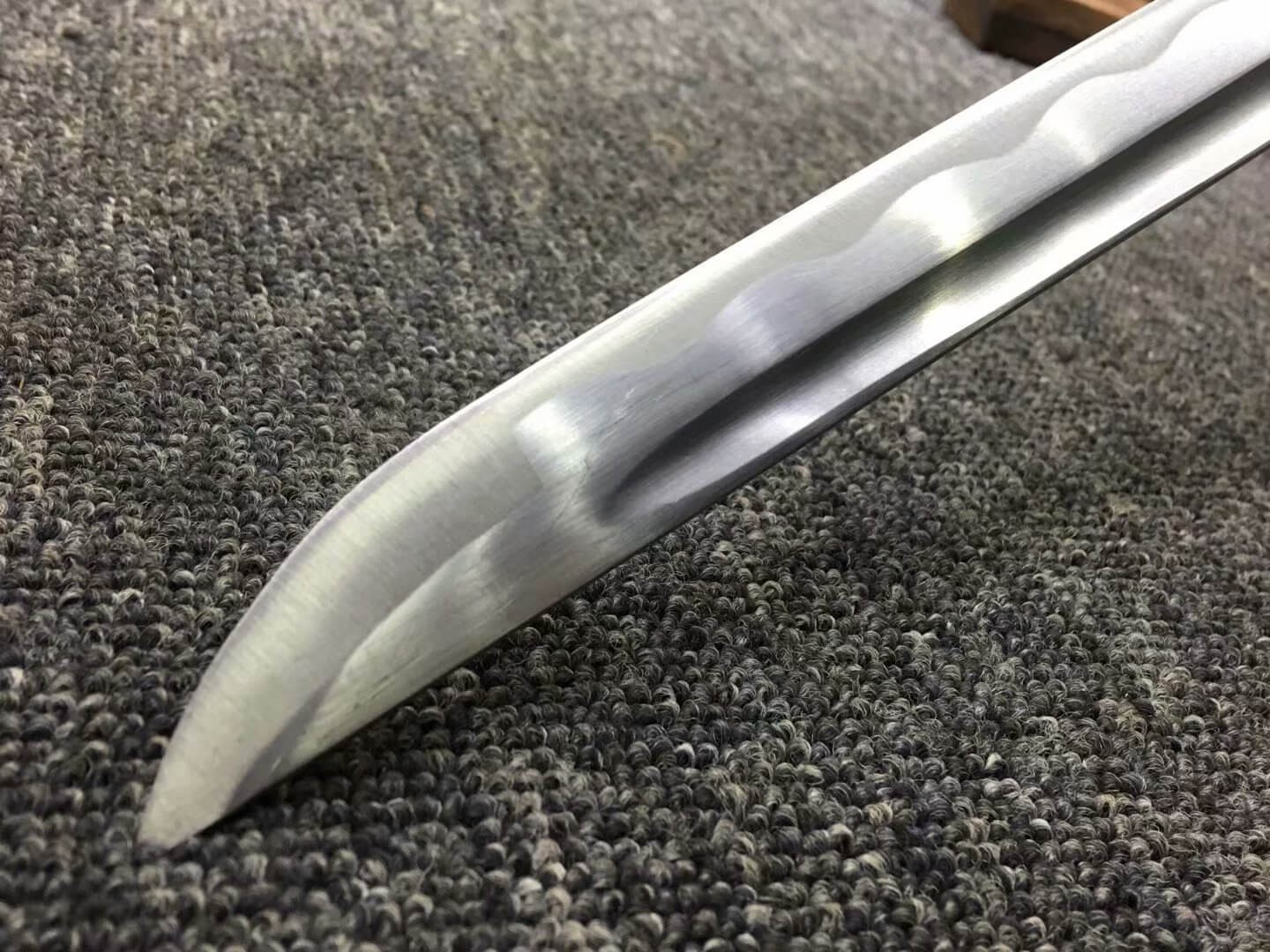 Ninja sword,Medium carbon steel,Red scabbard,Alloy fitting,Full tang - Chinese sword shop