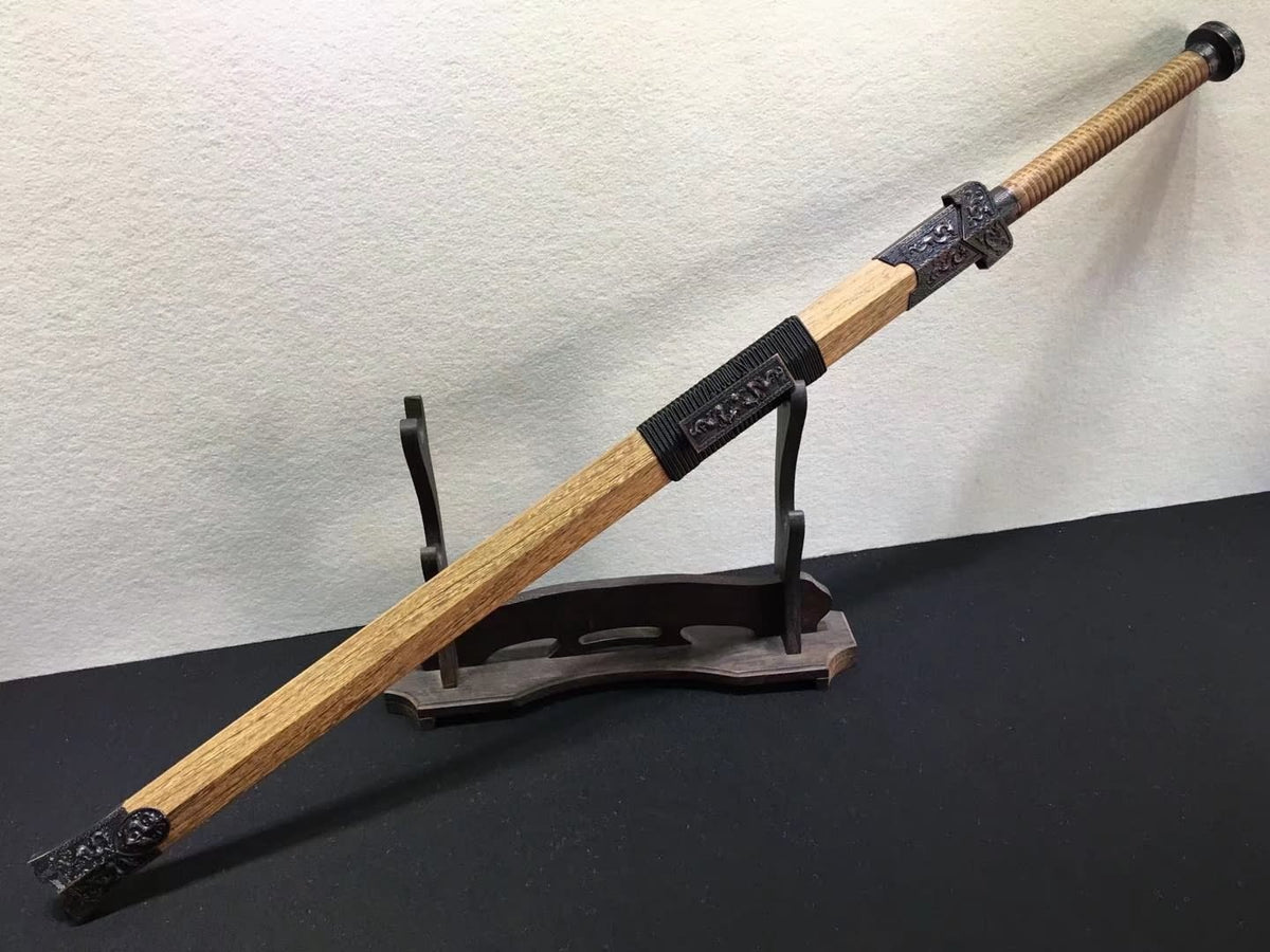 Warring states sword,High carbon steel blade,Rosewood scabbard,Alloy fittings - Chinese sword shop
