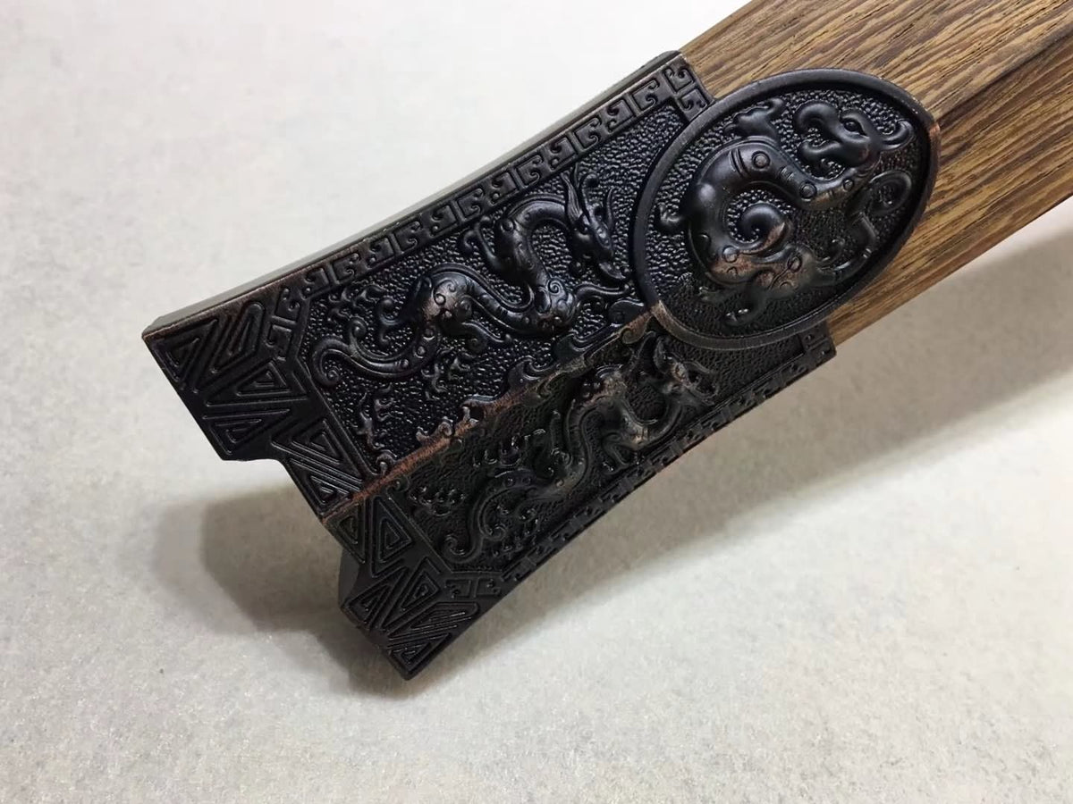 Warring states sword,High carbon steel blade,Rosewood scabbard,Alloy fittings - Chinese sword shop