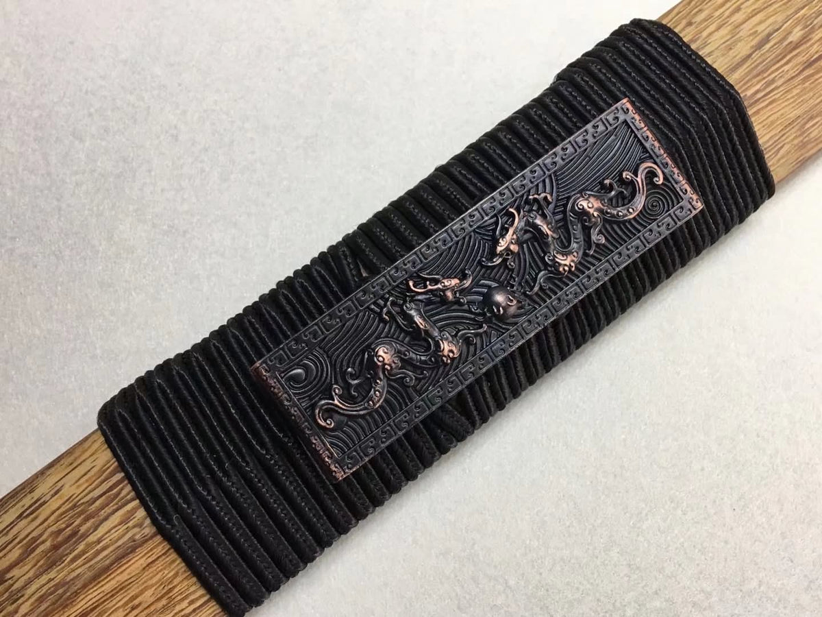 Warring states sword,High carbon steel blade,Rosewood scabbard,Alloy fittings - Chinese sword shop