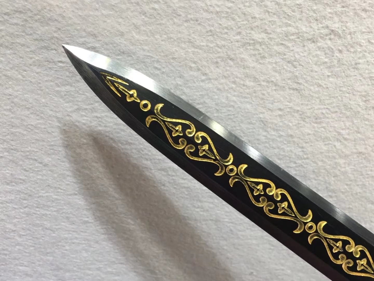 Warring states sword,High carbon steel blade,Rosewood scabbard,Alloy fittings - Chinese sword shop