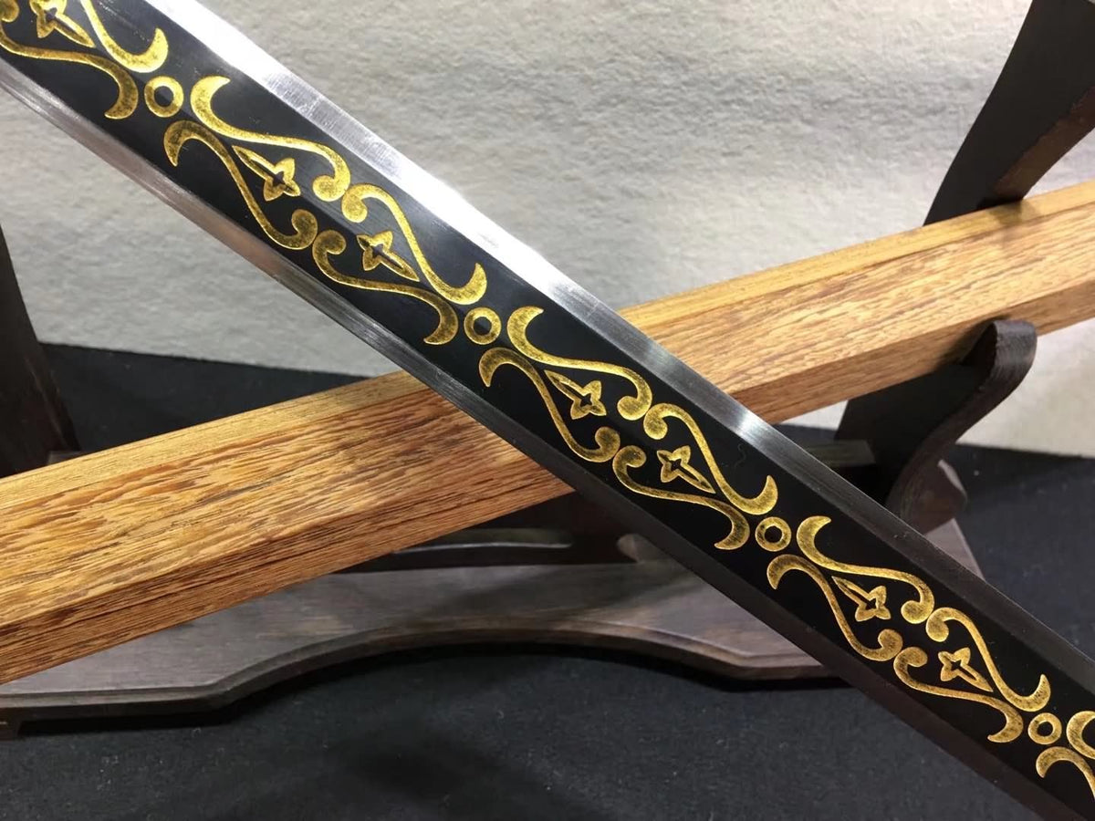 Warring states sword,High carbon steel blade,Rosewood scabbard,Alloy fittings - Chinese sword shop