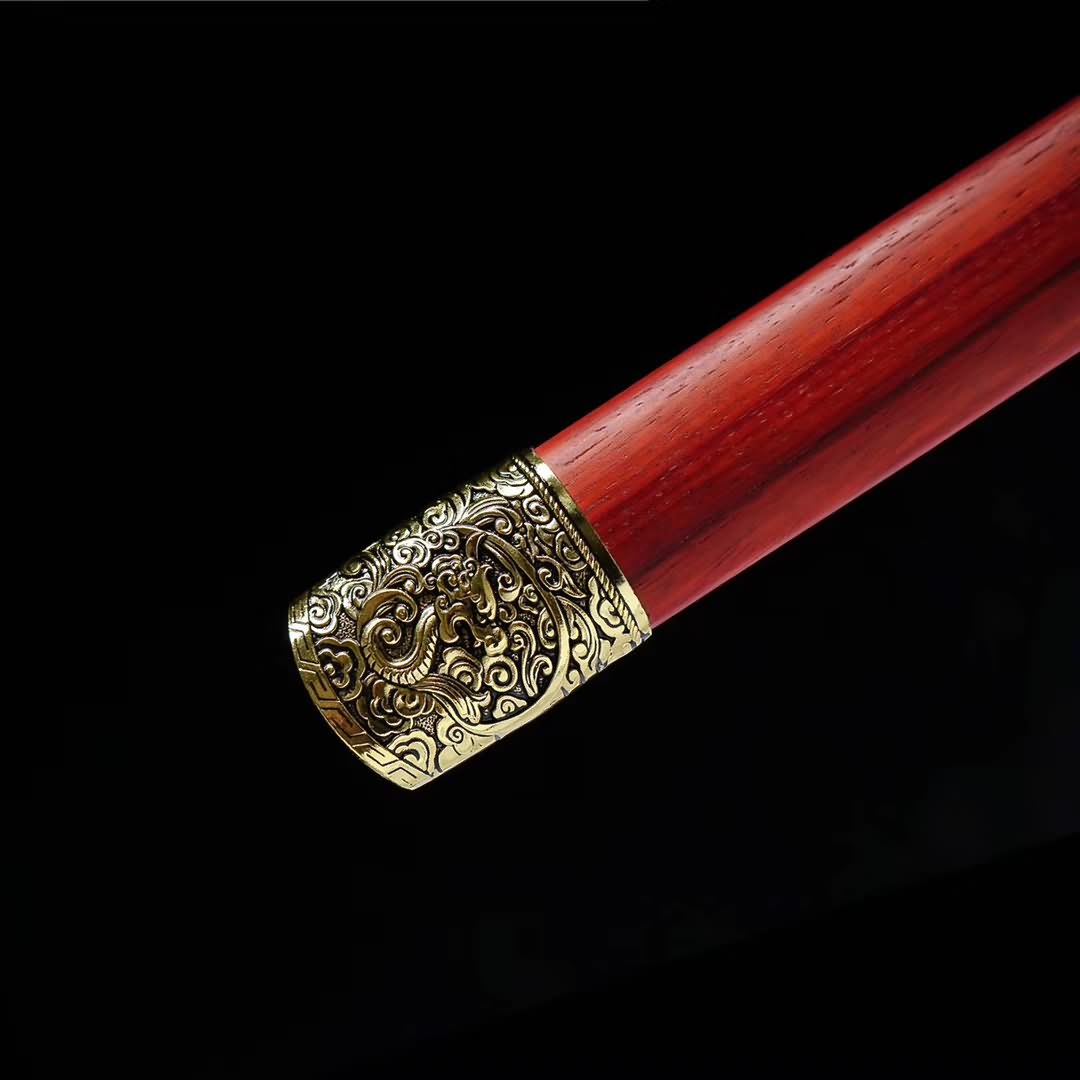 Han dao sword,Handmad(Damascus steel blade,Redwood scabbard)Full tang - Chinese sword shop