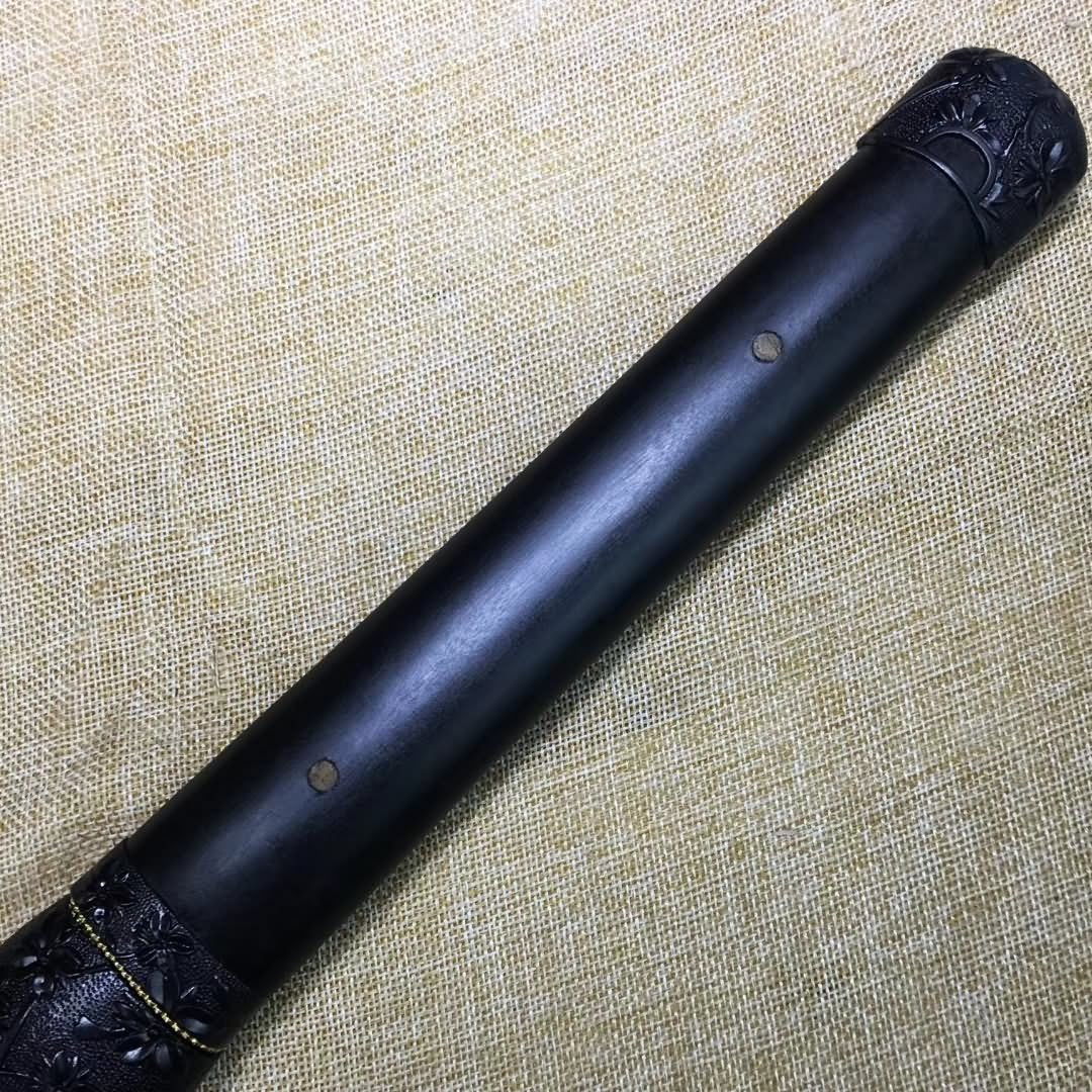 Octahedral han jian,Damascus steel blade - Chinese sword shop