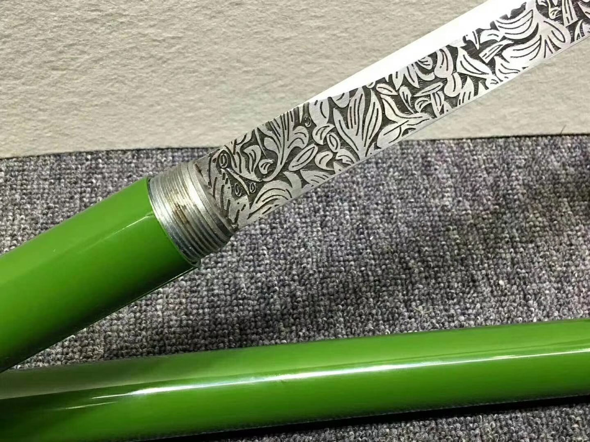 Stick sword,Handmade(High carbon steel etch blade)Full tang - Chinese sword shop