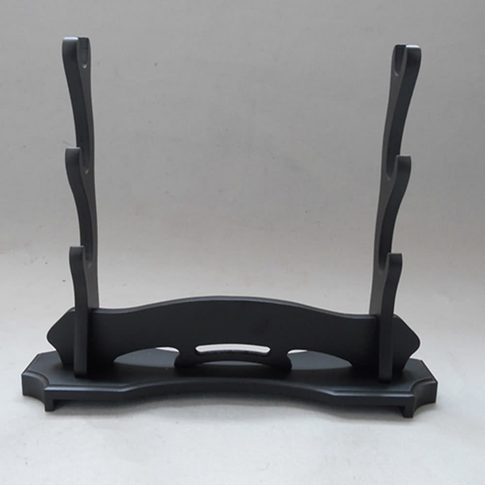 Wooden shelf Table Stand,Sword Table Display Holder,MDF black paint - Chinese sword shop