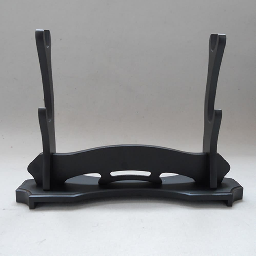 Wooden shelf Table Stand,Sword Table Display Holder,MDF black paint - Chinese sword shop