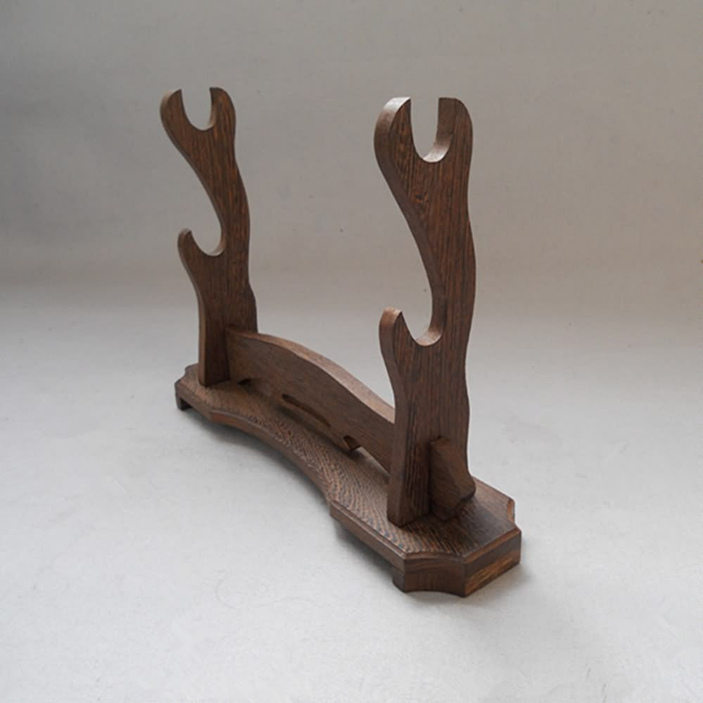 Chinese sword Wooden shelf Table Stand,Sword Table Display Holder,Solid wood production - Chinese sword shop