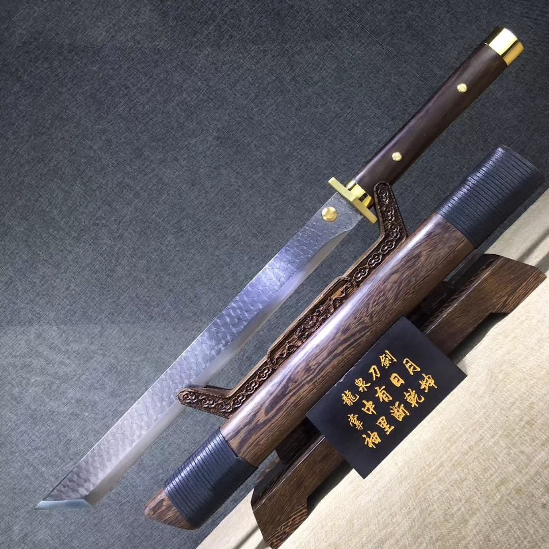 14 Blades dagger,High carbon steel etch blade,Rosewood - Chinese sword shop