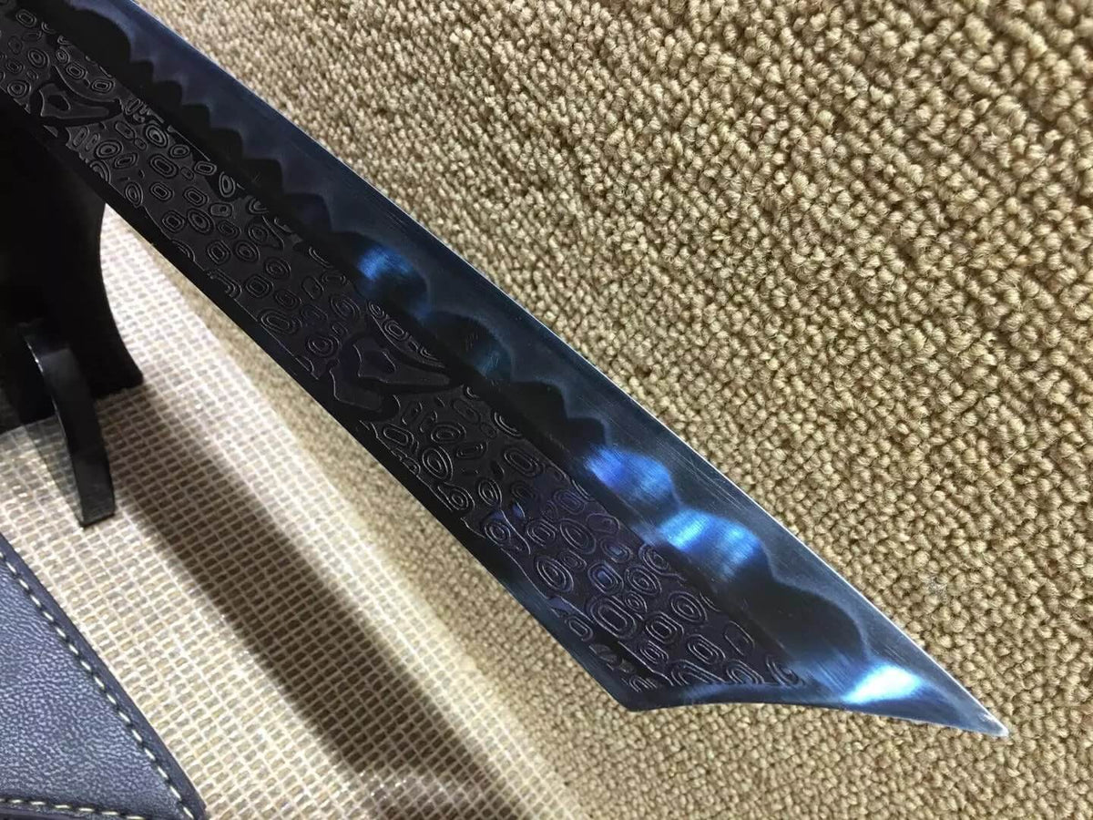 Kangxi baodao,High carbon steel blue blade,Alloy fitting - Chinese sword shop