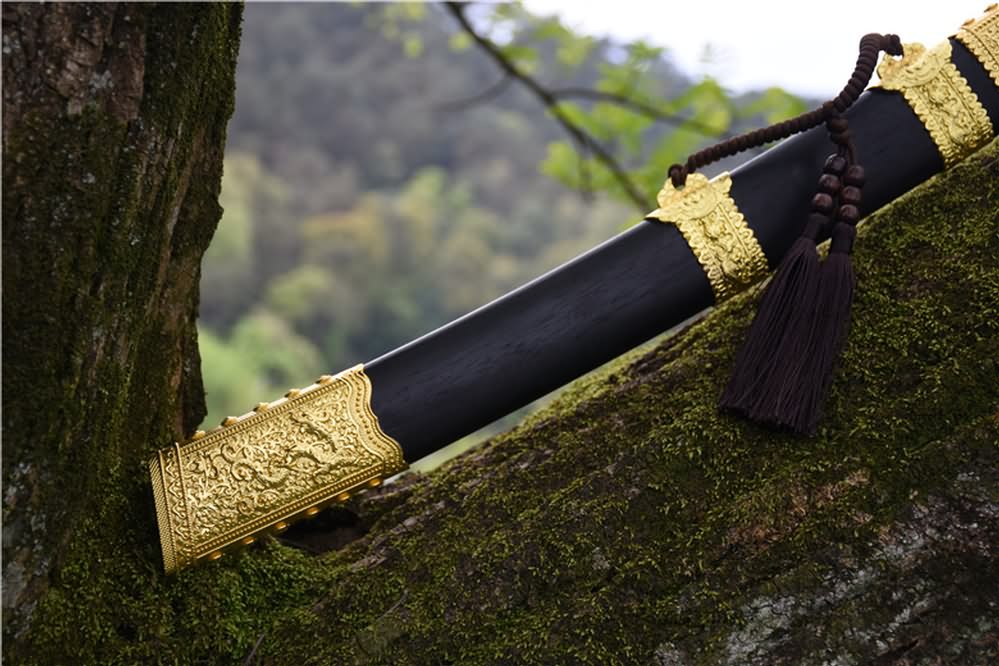 Kangxi bao dao,Broadsword,High carbon steel blade,Alloy fittings - Chinese sword shop