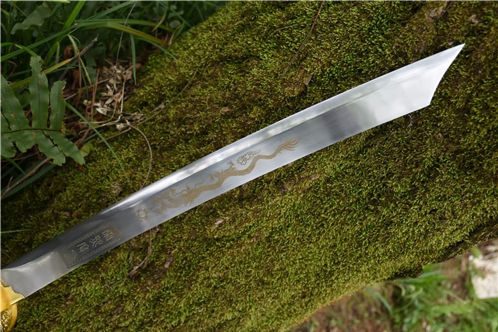 Kangxi bao dao,Broadsword,High carbon steel blade,Alloy fittings - Chinese sword shop