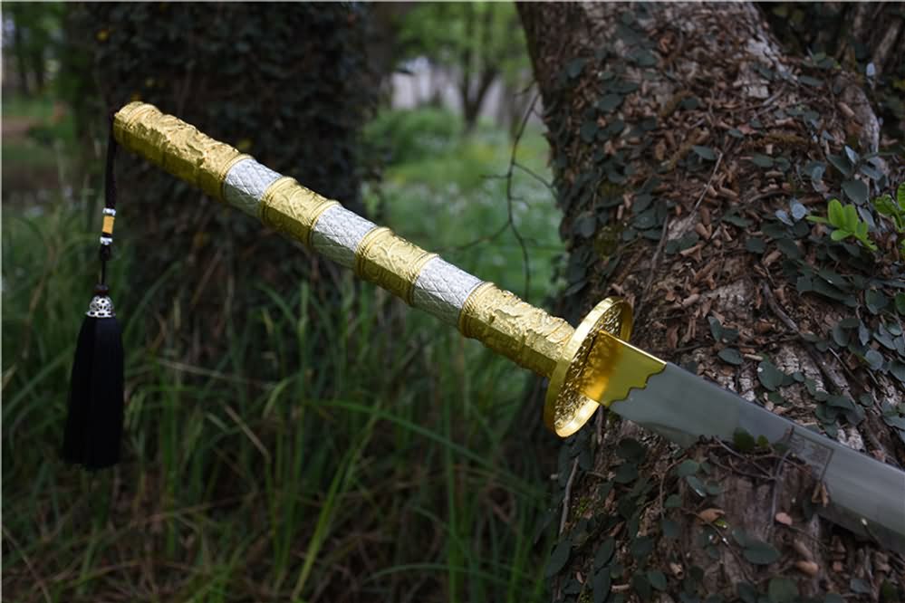 Kangxi bao dao,Broadsword,High carbon steel blade,Alloy fittings - Chinese sword shop
