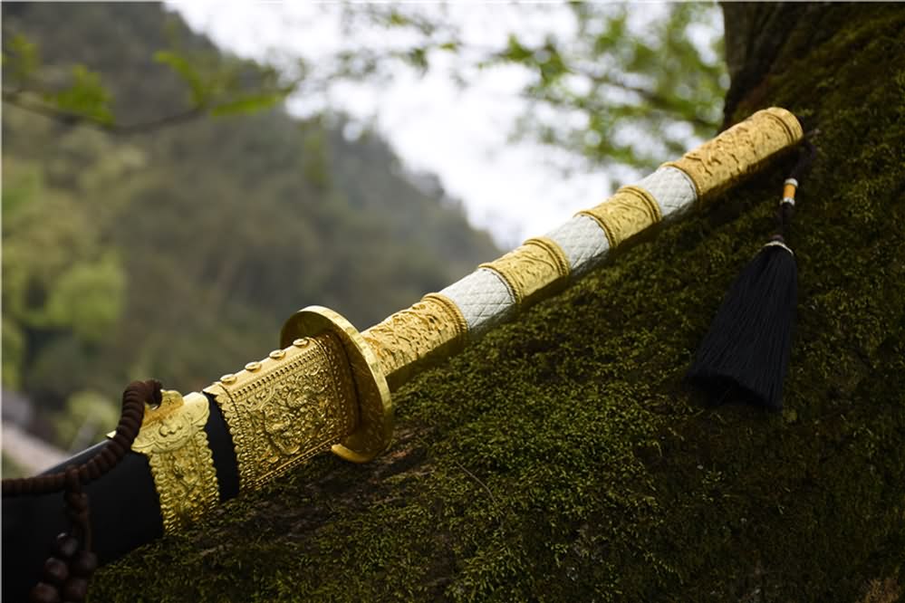 Kangxi bao dao,Broadsword,High carbon steel blade,Alloy fittings - Chinese sword shop