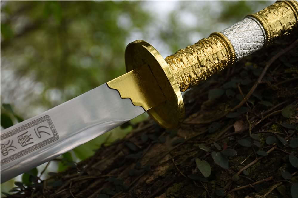 Kangxi bao dao,Broadsword,High carbon steel blade,Alloy fittings - Chinese sword shop