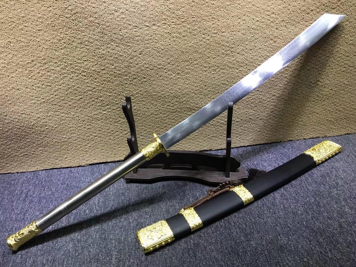 Kangxi sword,Damascus steel blade,Alloy fittings,Stainless steel handle - Chinese sword shop