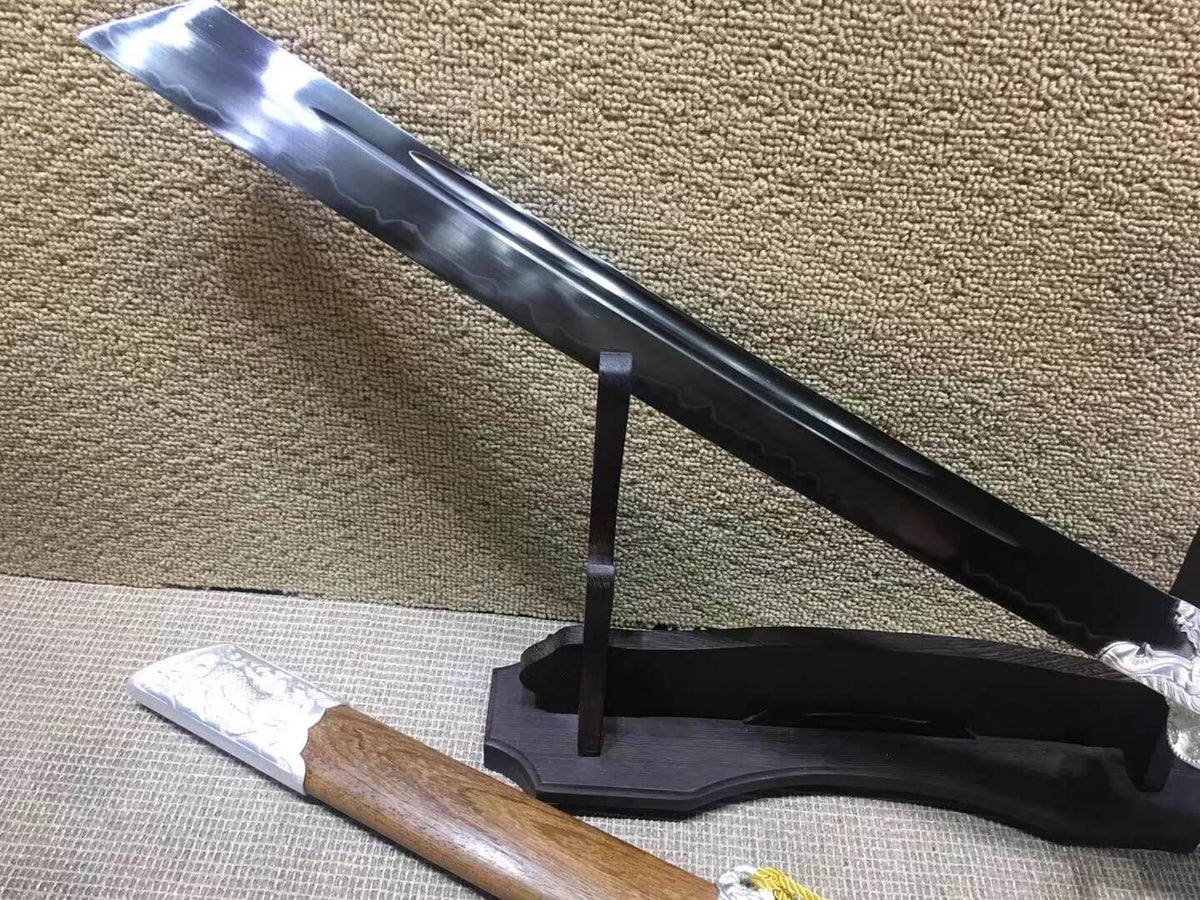 Kangxi sabers,T10 high carbon steel,Alloy fitted,Rosewood scabbard - Chinese sword shop