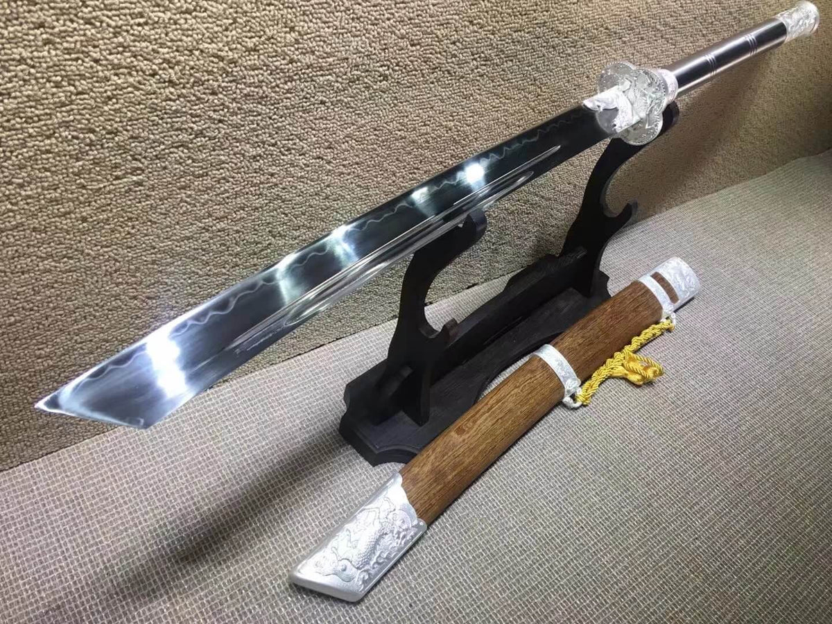 Kangxi sabers,T10 high carbon steel,Alloy fitted,Rosewood scabbard - Chinese sword shop