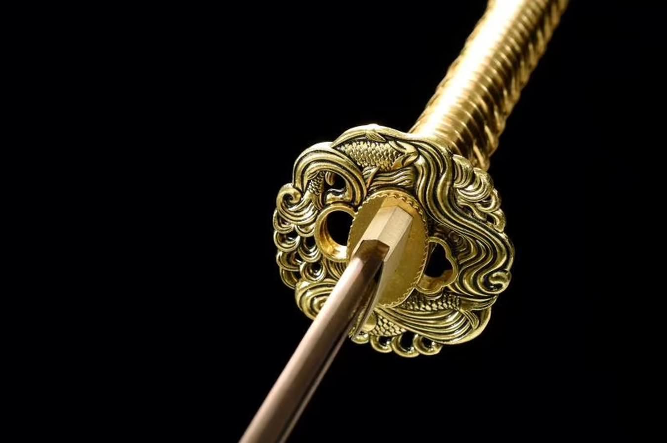 Samurai Sword Forged high Carbon Steel Full Tang Battle Ready Kendo