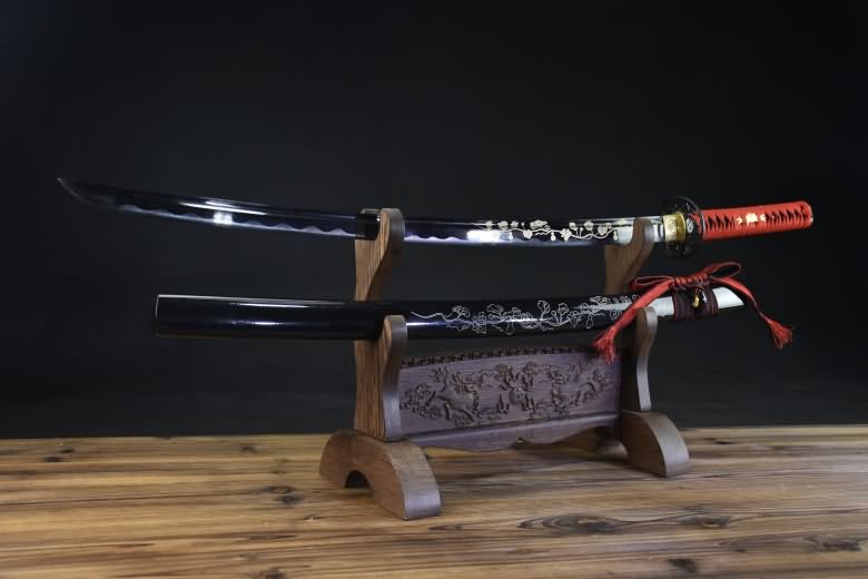 Black blade katana,High carbon steel - Chinese sword shop