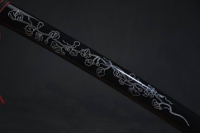 Black blade katana,High carbon steel - Chinese sword shop